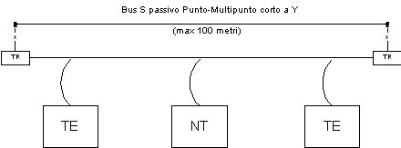 Schema di Bus S Punto-multipunto corto a Y